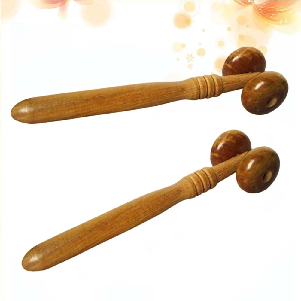 เครื่องนวดจมูกไม้ 2 ชิ้น สำหรับยกกระชับใบหน้า ปรับรูปหน้า เครื่องมือเสริมความงามสำหรับผู้หญิง ที่ขูดจมูก ดีไซน์ไม้ธรรมชาติ