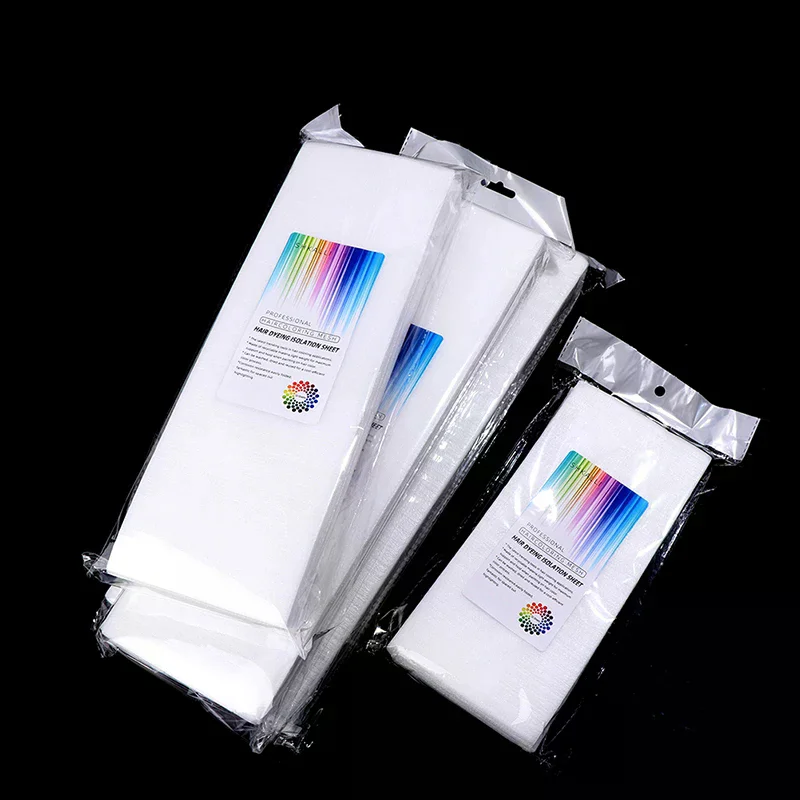 50Pcs Highlight Paper Hair Dyeing Sheets Reusable Hair Coloring Isolation Sheet