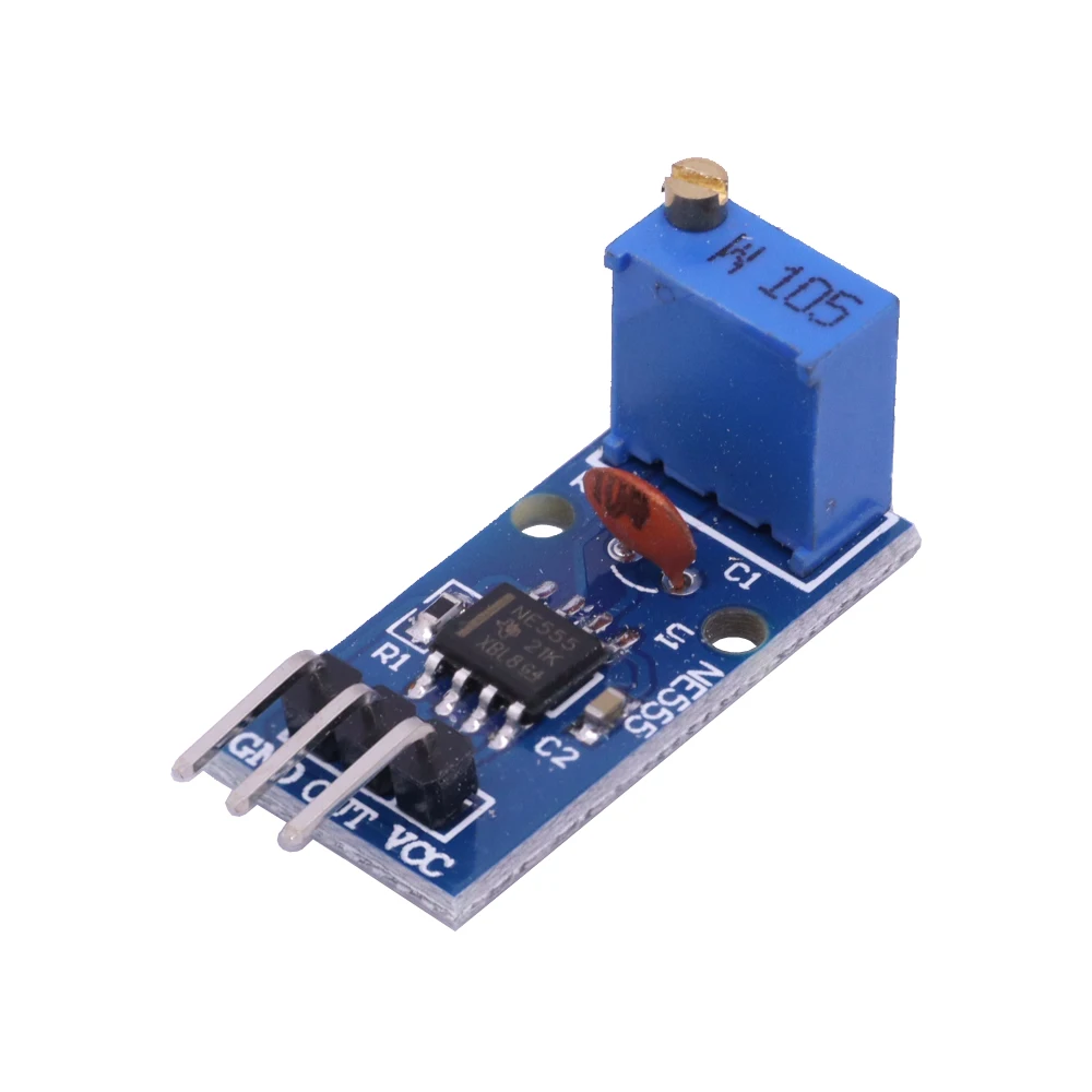 1/5/10PCS DC 5V 12V NE555 Adjustable Resistance Frequency Pulse Generator Module Single Channel Output for Arduino Smart Car