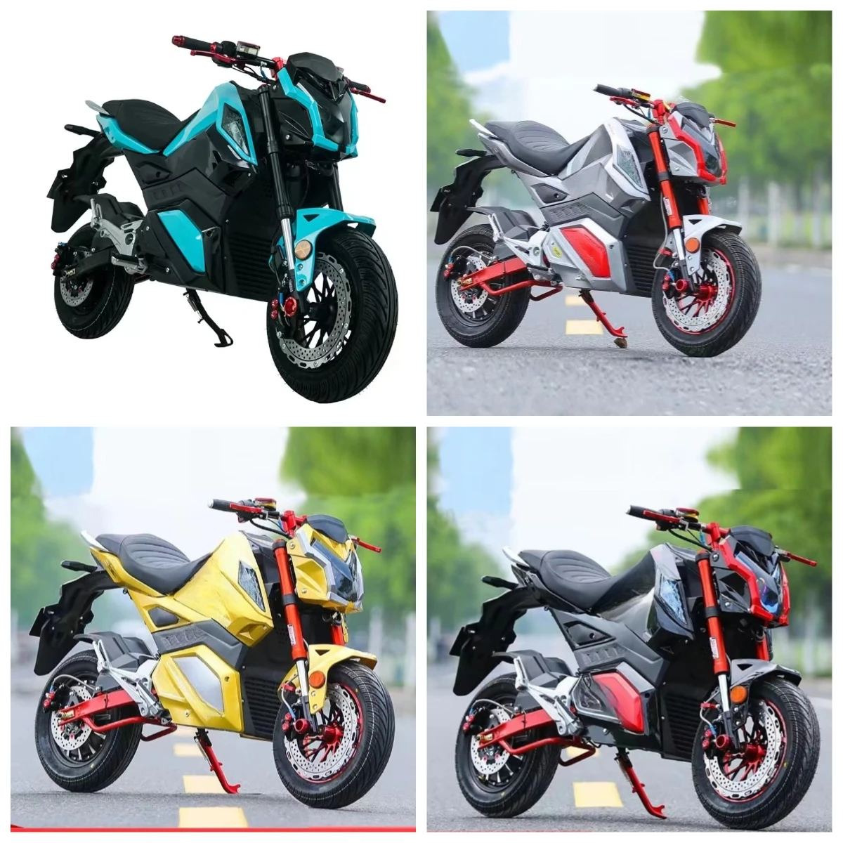 

Krono Wild Small Electric Motorcycle Z6 1500W Motor 40A Lithium Battery 70km/h Max Speed Off-Road Sportbikes 72v Smart Electric