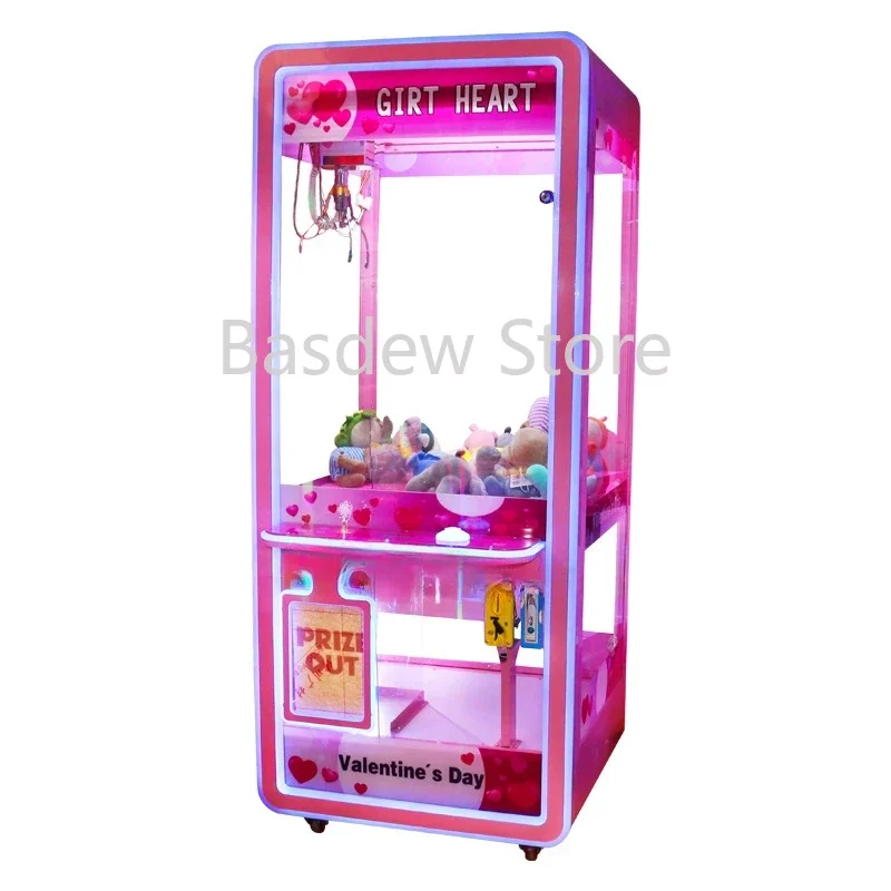 Prize Gift Vending Machine Crazy Toy Claw Crane Game Catch Plush Doll Grab Candy Coin Operation Arcade