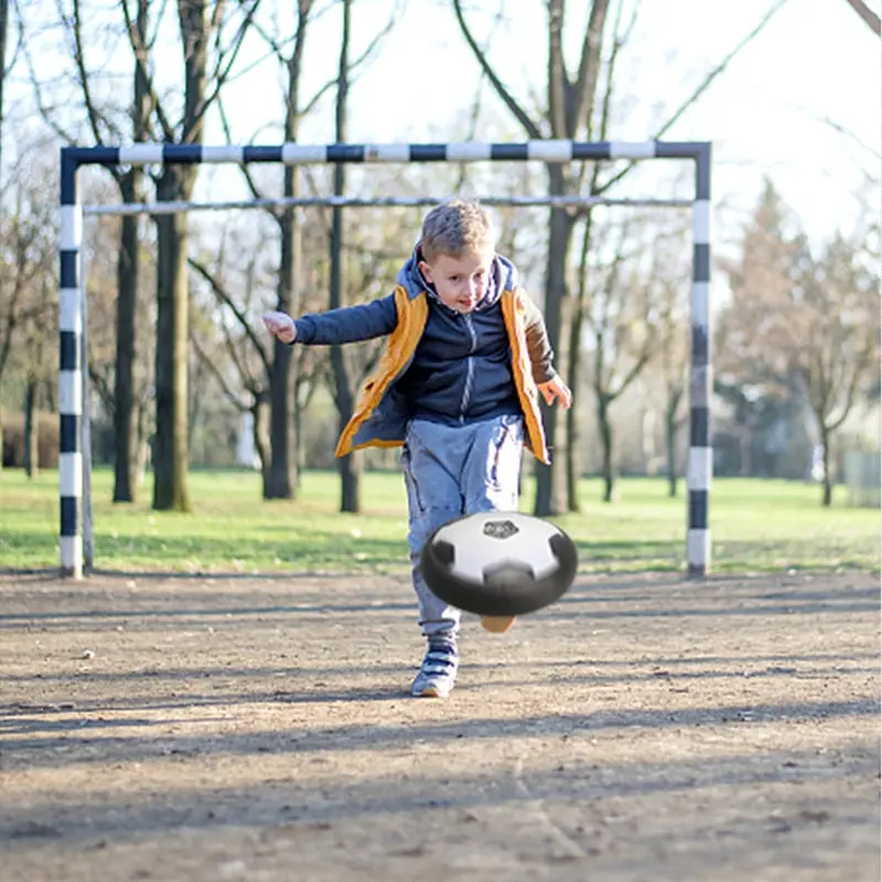 1 unidad de tipo de batería, luz eléctrica, cojín de aire, para interiores, padre, niño, ejercicio, Fútbol suspendido