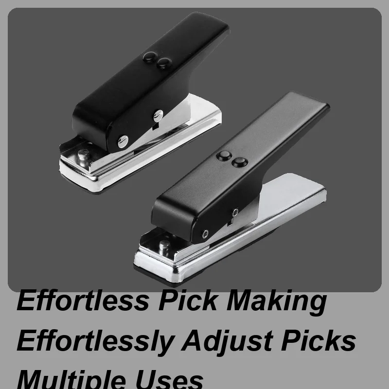 Heavy Duty Guitar Pick Maker Guitar Picks Hole Punch Fast and Effective Metal Art Craft Supplies for a Professional Musician