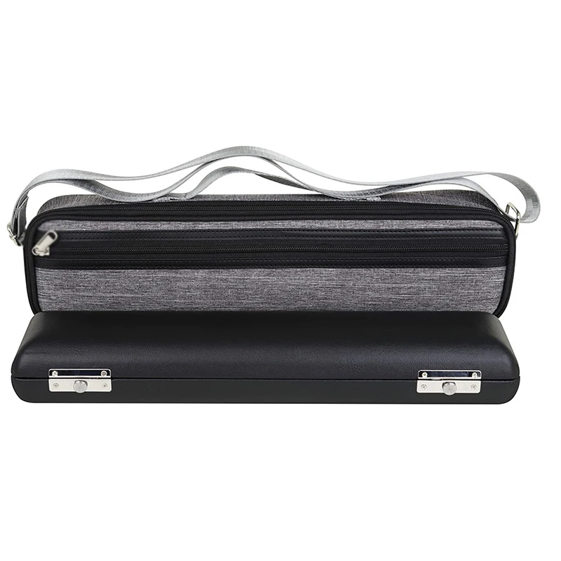 

Custom Flute Case Container with Carry Handle Shoulder Strap Instrument Box Cover Handbag for 16 17 Hole Flute Storage Bag