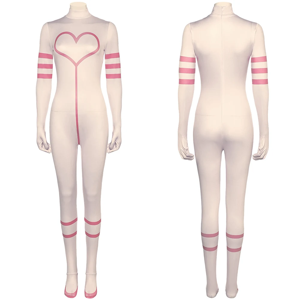 Ange Hazbin Dust Cosplay Costume pour femme, combinaison de jeu de rôle adulte, tenues pour femme, costume de batterie, Halloween, carnaval imbibé