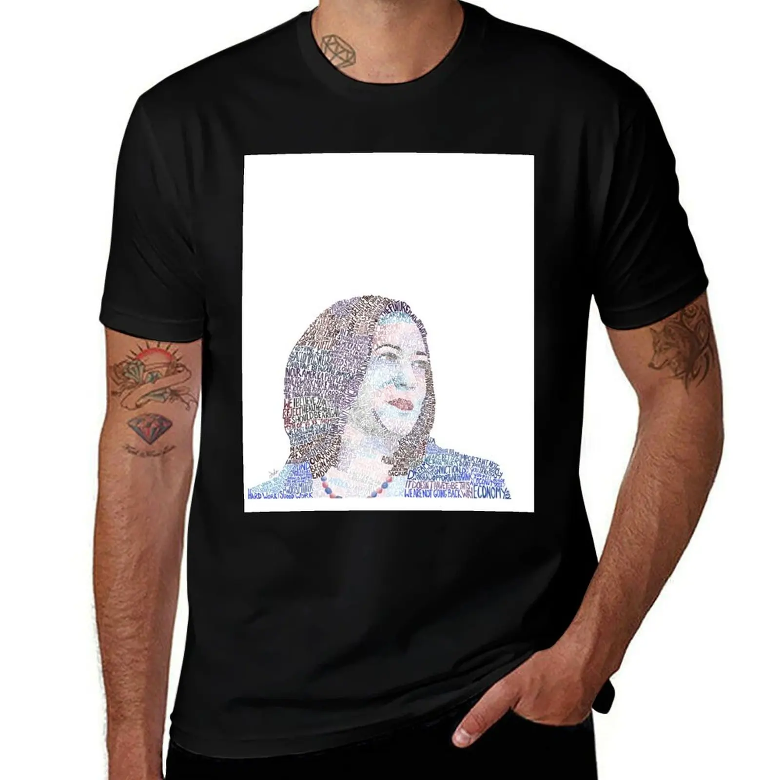 

Kamala Harris Quote Portrait T-Shirt t shirt personalised t shirts for man graphic tees printed t shirts for man T-shirt