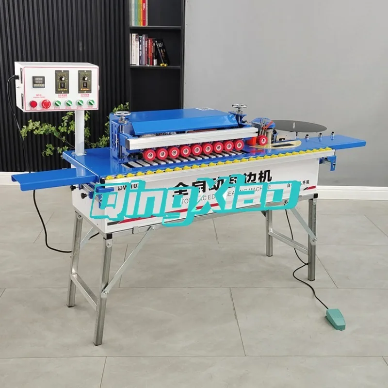 Small Fully Automatic Edge Banding Machine Automatic Straight Edge Banding and Polishing Machine