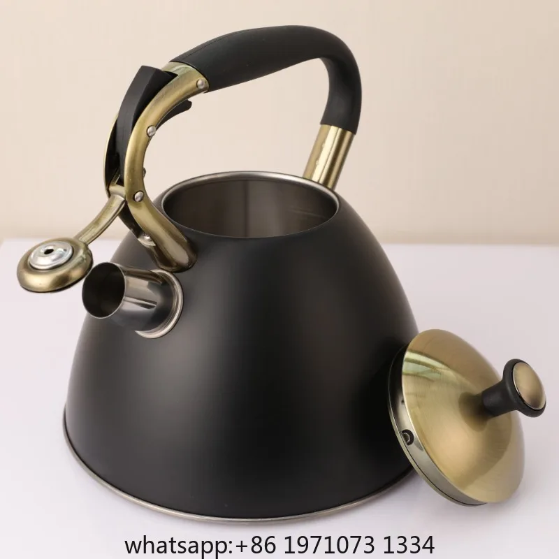 Thickened stainless steel whistle kettle household kettle gas stove induction cooker universal