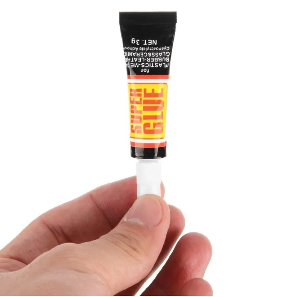 3/12 Pcs Epoxy Resin Super Glue Liquids Tube 502 Thermal Paste Shoe Repair Plastic Metal Superglue Strong Adhesive Uv Home