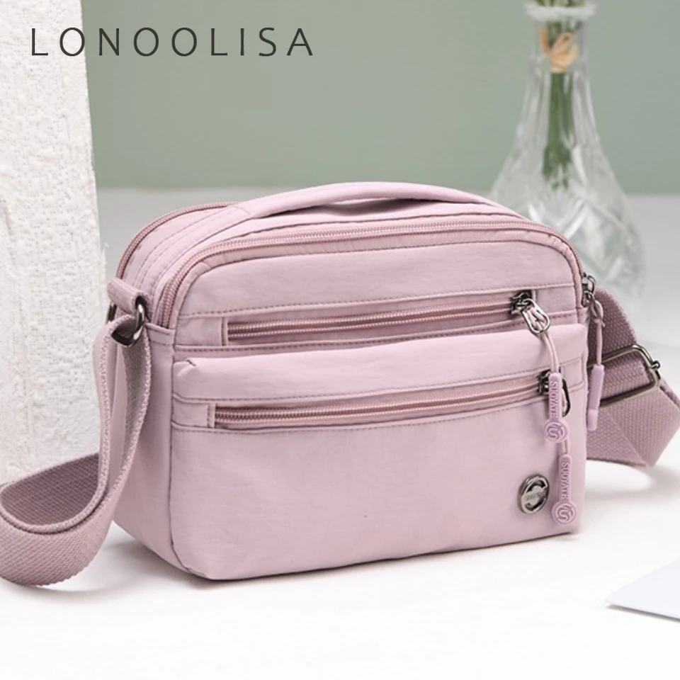 

Водонепроницаемые нейлоновые сумки через плечо для женщин, дизайнерские сумки с несколькими карманами, роскошные женские сумки, женская сумка-мессенджер, новинка