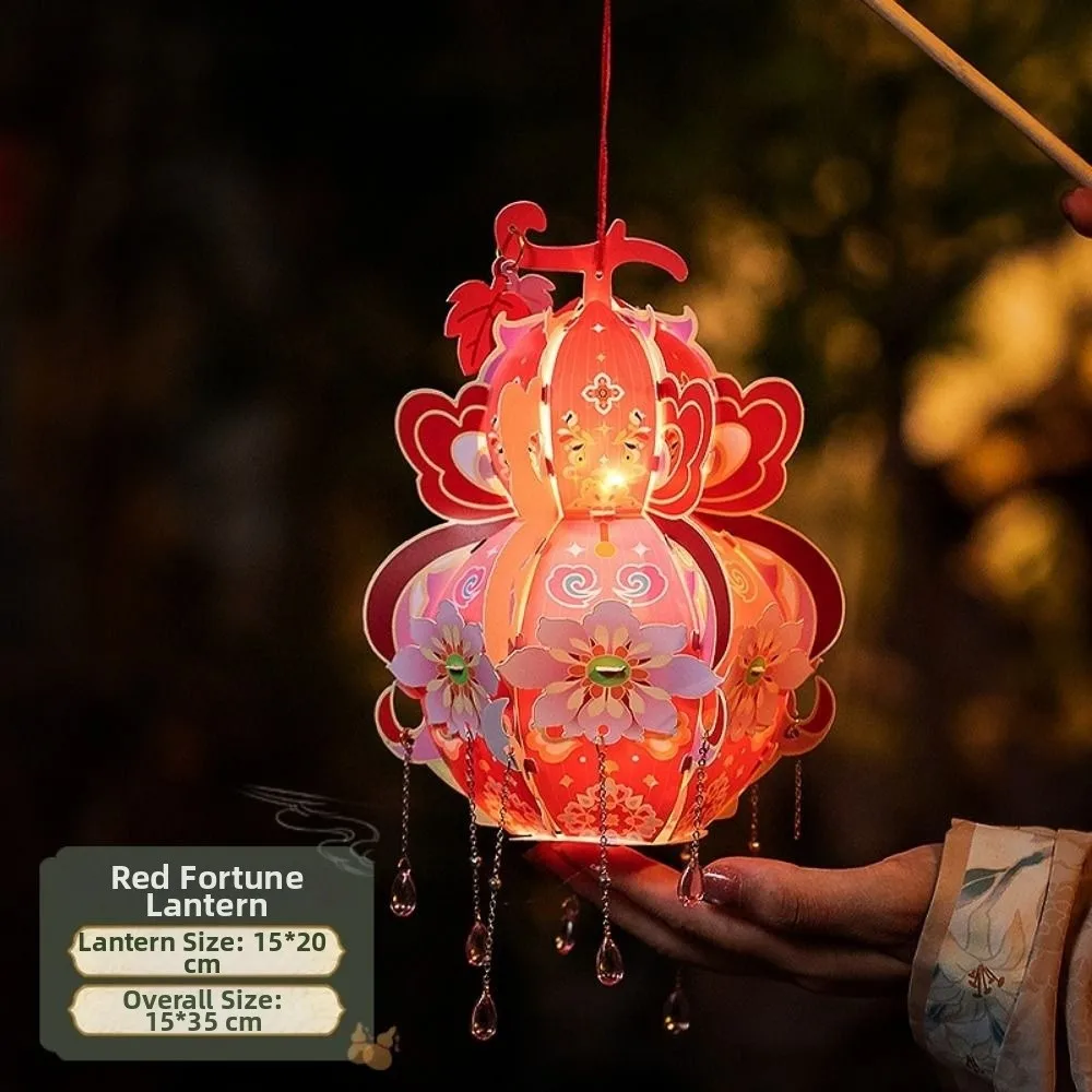 High Quality Handmade 5D Yuanxiao Horse Lantern PP 10 Styles New Year Horse Year Stall Lucky Horse Lantern