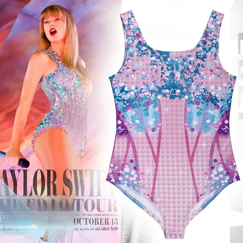 T-Swizzle Tay 水着 セクシー レディース ガールズ 水着 ビキニ ビーチ 水着 Uネック ビーチウェア 大人用 子供用;6,r'8;p'