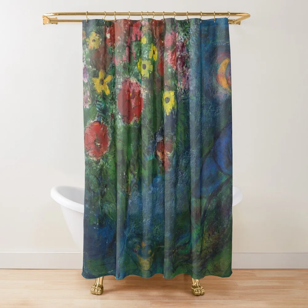 

Marc Chagall Les Amoureux Shower Curtain Shower For Bathrooms Bathroom Box Bathroom Fabric For The Bathroom Curtain