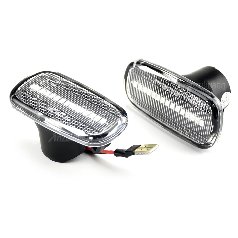 

Для Toyota Land Cruiser 100 Prado 90 серии FJ Hilux указатели поворота динамический янтарный светодиодный боковой габаритный фонарь для Lexus LX470 98-07