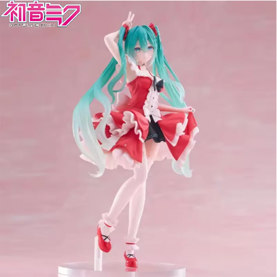 Neue Hatsune Miku Anime-Figur, Lolita in Stehender Pose, PVC-Actionfigur, Modell-Spielzeug, Dekoration, Sammlerstück, Geschenk