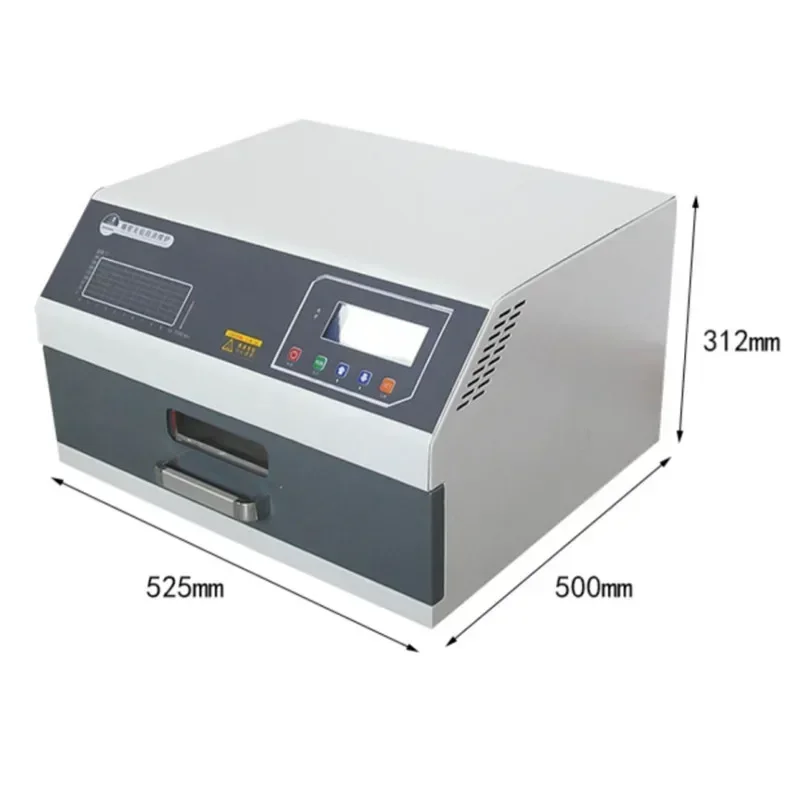 المحمولة 220 فولت درج إنحسر لحام الأشعة تحت الحمراء ثلاثية الأبعاد آلة لحام تصحيح الهواء الساخن فرن الإنحسر