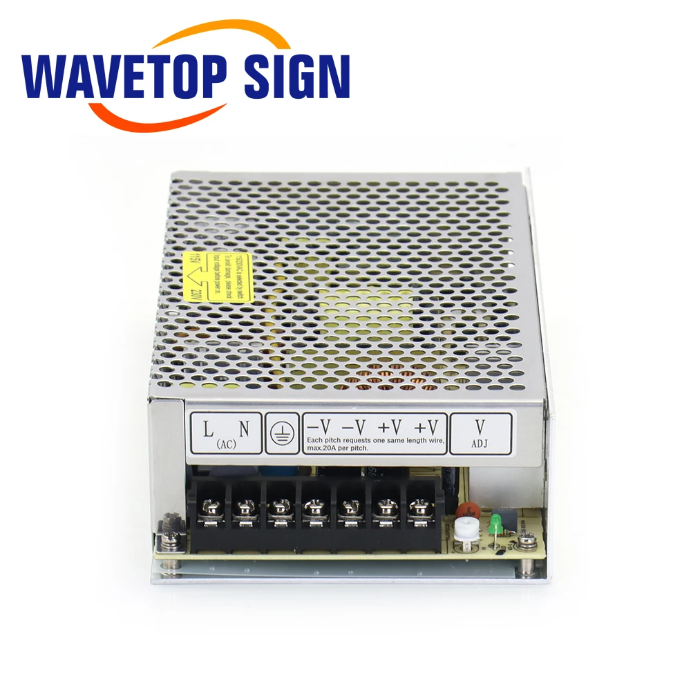 WaveTopSign HF240W-SF-24 Switch Power Supply 110/220VAC to DC24V 10A for Industrial Control / LED / Monitoring and Medical
