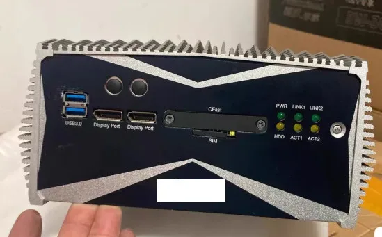 NISE3600E2 Embedded Fanless Industrial Mini BOX PC Micro Computer with CPU RMA SSD