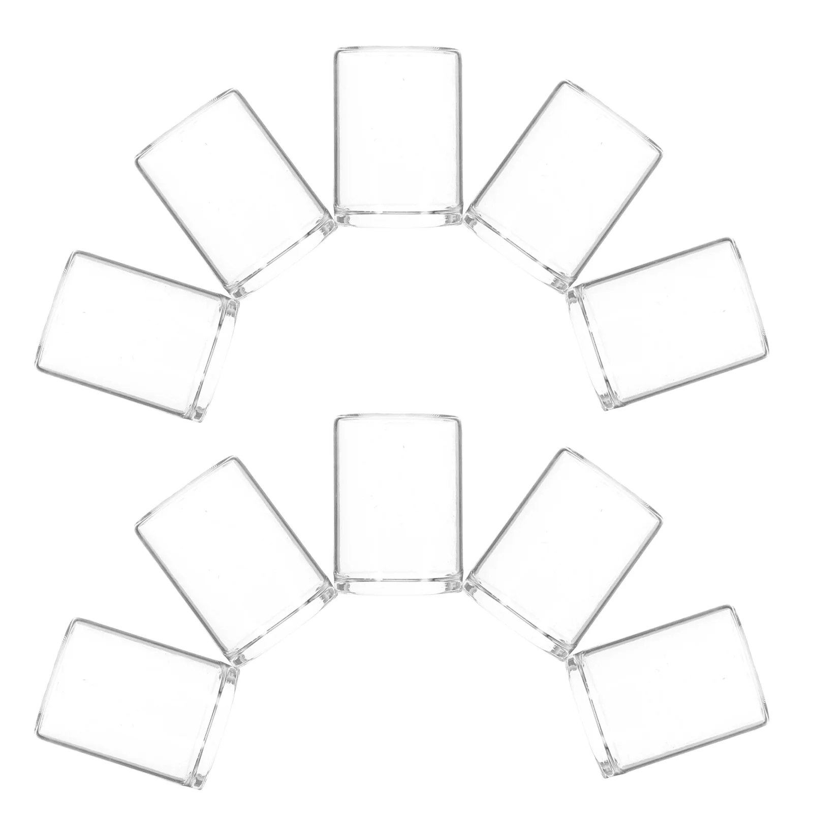 

10Pcs Mini Succulent Test Tube Glass Vases Perfect Micro Landscape Plants Small Terrarium Bottles Indoor Decor