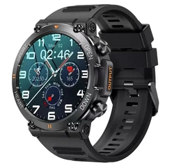 Smart Watch Male Full Touch 1.28 Inch IPS Screen Bluetooth Call Sports Clock IP68 Heart Rate Monitoring for IOS Android