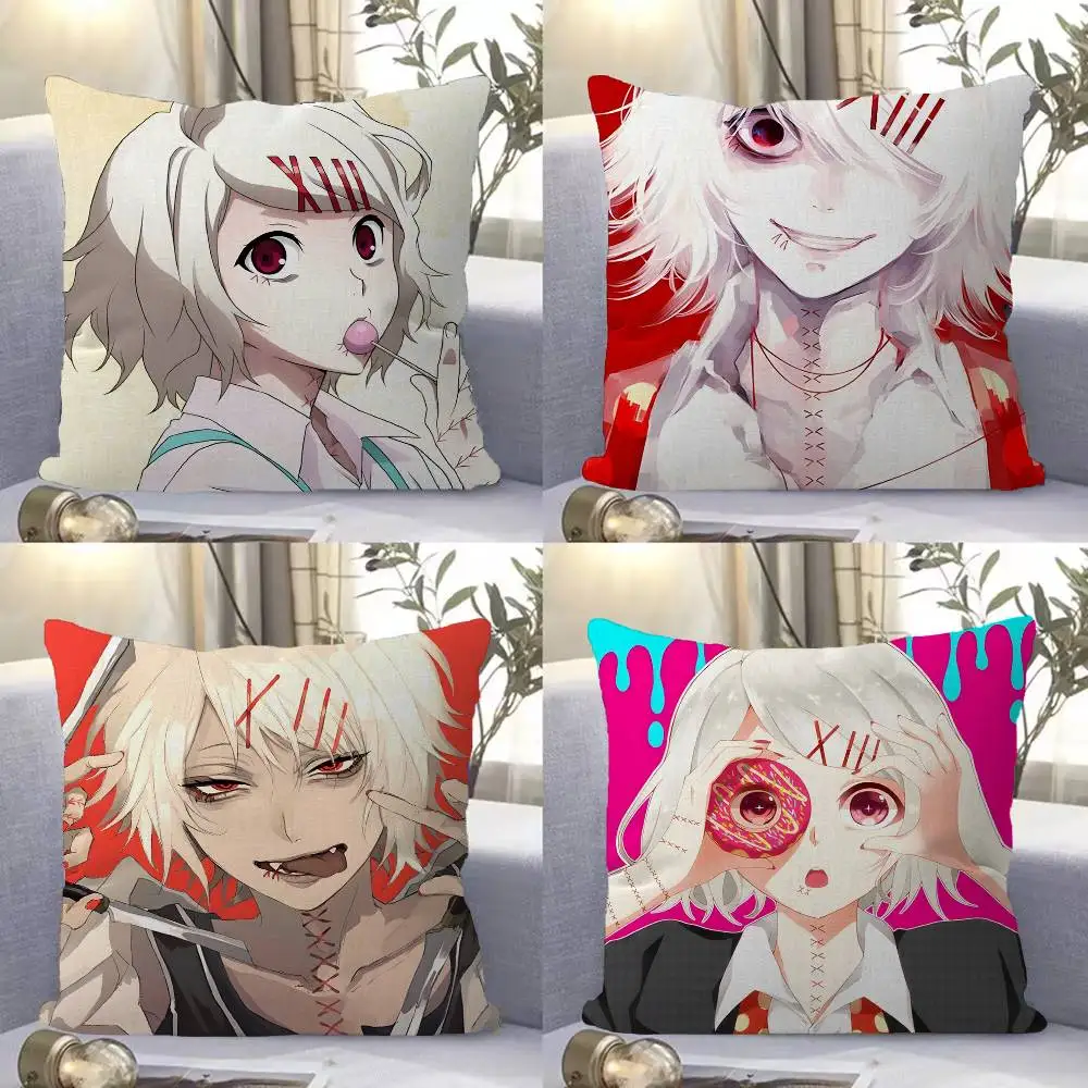 Anime Juuzou Suzuya Tokyo Ghouls Lucky Dragon pillow cover sofa cushion cover home room decoration children gift