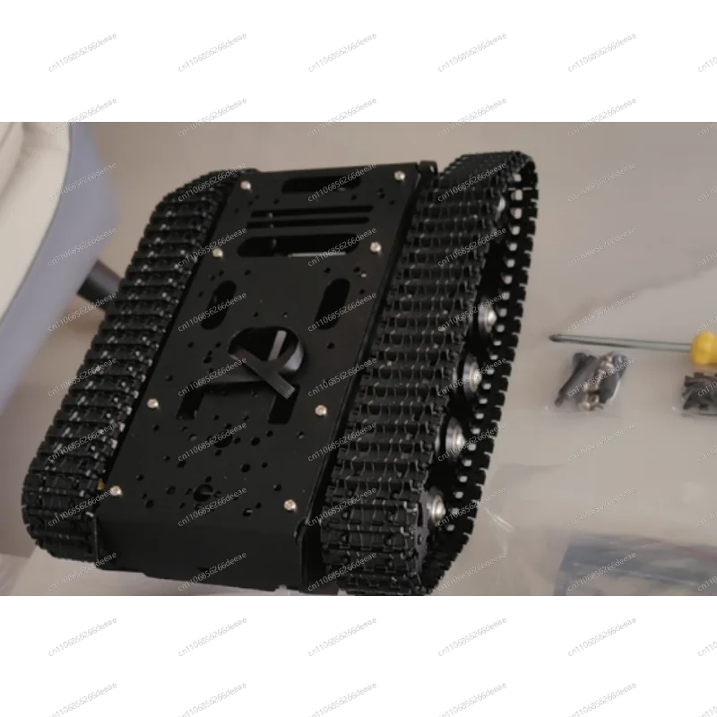 YbjAll-Metal Robot Crawler Chassis - Intelligent Tank Trolley with Shock Absorption