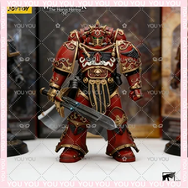 

JOYTOY Warhammer 40k 1/18 Action Figures Anime 12.4cm Blood Angels Legion Praetor with Paragon Blade