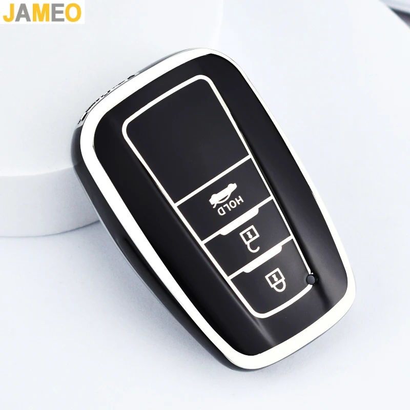 

Чехол для ключей из ТПУ, чехол для ключей от автомобиля для Toyota Corolla Prius Yaris Cross RAV 4 CHR Camry Prado 150, мебель Highlander
