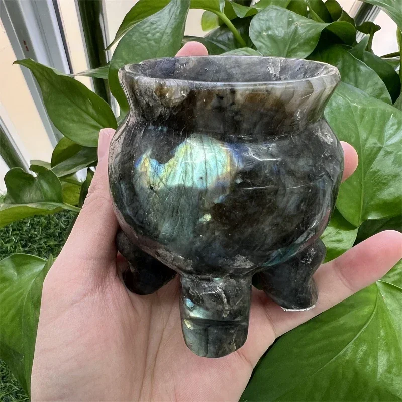 

Adorno de tallado, obra de arte Cultural chino, lepidolita de cristal Hot sales