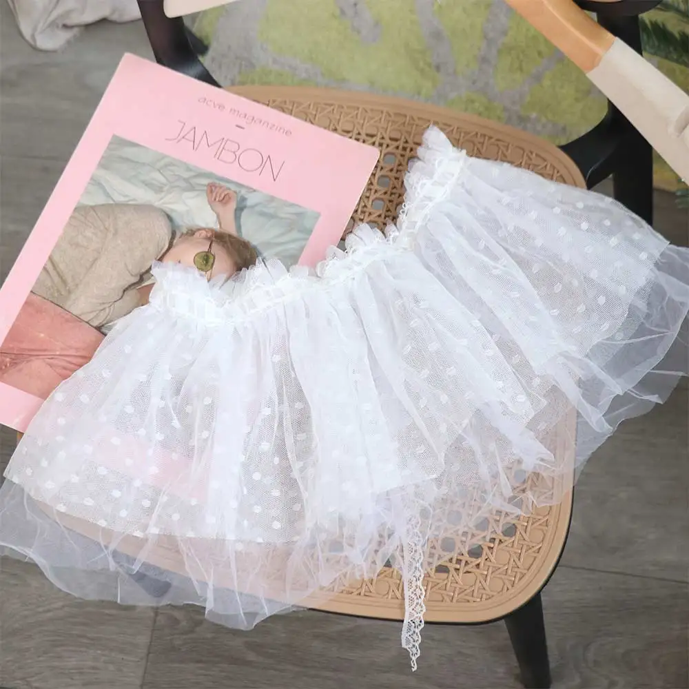 หวาน Y2k ลูกไม้กระโปรงมินิโลลิต้ากระโปรงผ้ากอซสั้นเอวสูงสไตล์เกาหลีกระโปรงขอบระบายผู้หญิง