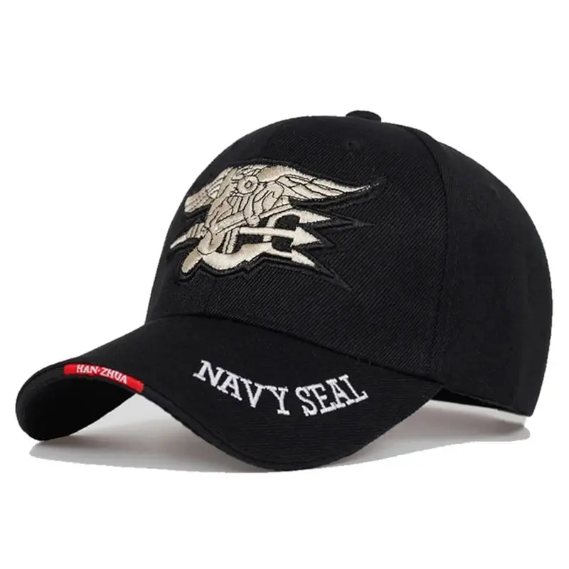 Unisex Seal Assault Team Embroidery Baseball Caps Spring and Autumn Outdoor Adjustable Casual Hats Sunscreen Hat