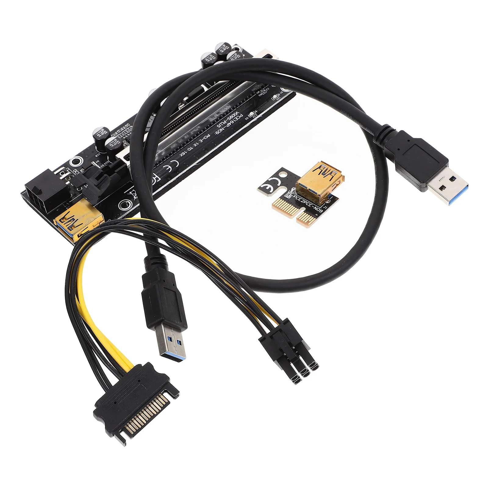 

Horse-drawn PCIe Riser Extender PCI-E 1x to 16x Computer Accessories Pcb Extension Adapter