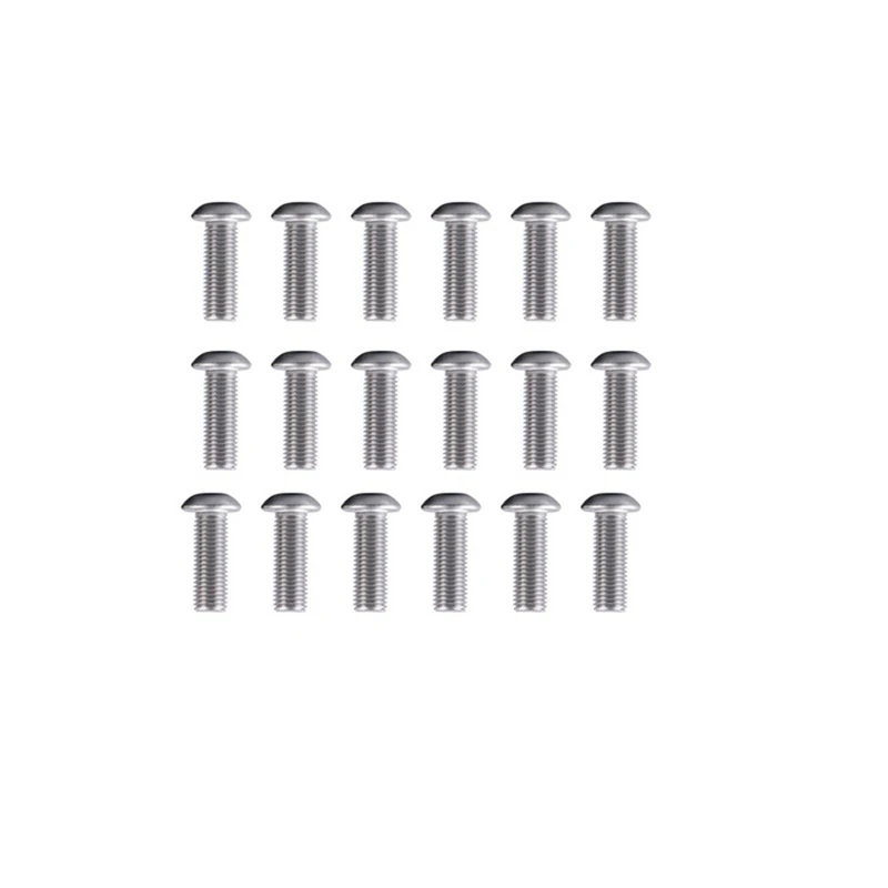 Silver Screws Alloy Screws M365 Pro Bottom Waterproof Cover Locking Screws Anti-Theft Plum Screws