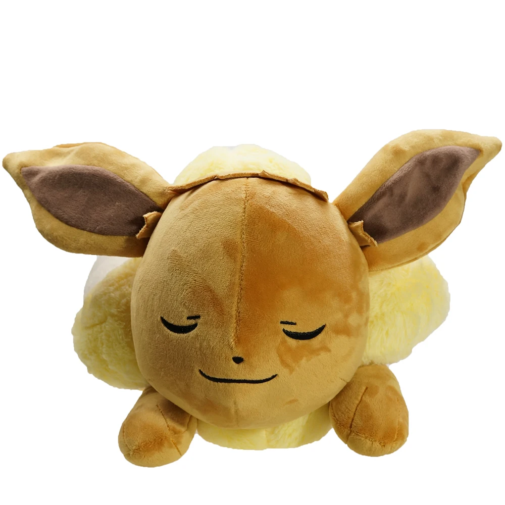جديد أفخم الحيوانات المحشوة هواية المقتنيات اللعب لينة حوالي 43 سنتيمتر لطيف هدية صبي فتاة Eevee Evoli النوم