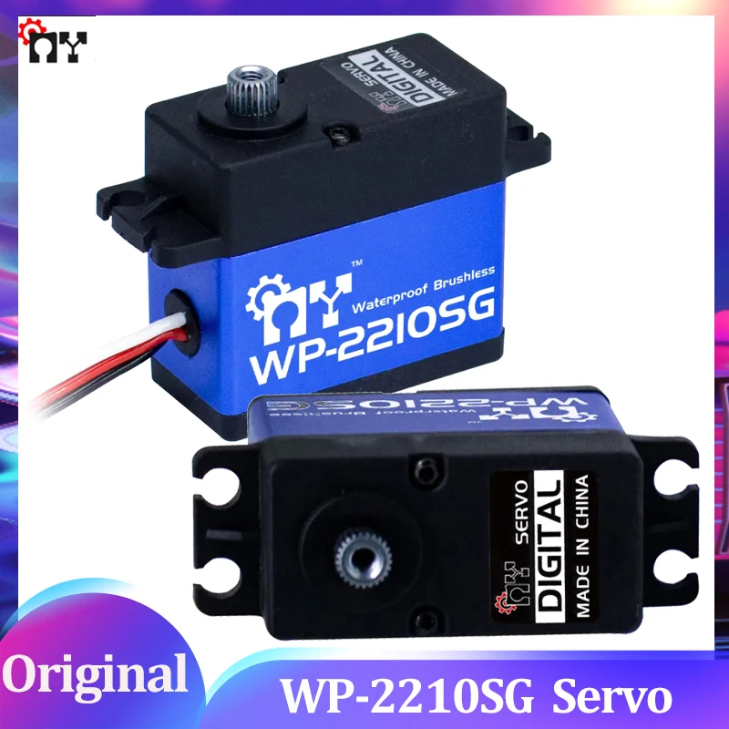 

Высоковольтный сервопривод MY WP-2210SG, крутящий момент 36 кг (7,4 В) со стандартными нейлоновыми шестернями и гидроизоляцией для радиоуправляемых деталей вертолета