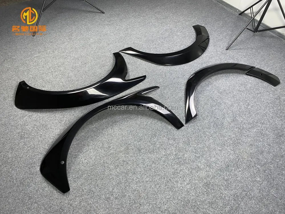 For Tesla Model 3 Car Wheel Arch Fender Flares carbon fibre IMP style Fender Flares bumper