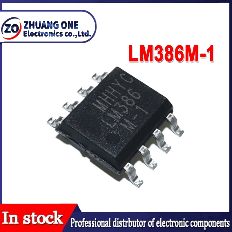 20PCS LM386M-1 SOP8 LM386M SOP LM386 SOP-8 MD Low Voltage Audio Power Amplifier new and original