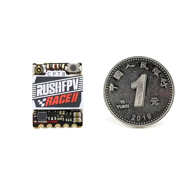 RUSHFPV TANK RACE 2 RACE II 5.8G 48CH PitMode 25mW 100mW 200mW Max Adjustable SmartAudio FPV VTX 20X15mm for FPV Drone
