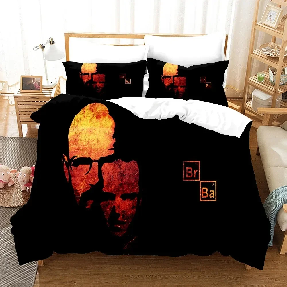 Movie Breaking Bad Bedding Sets 3D Printed Breaking-Bad Duvet Covers Pillowcases Comforter Quilt cover Children Gift