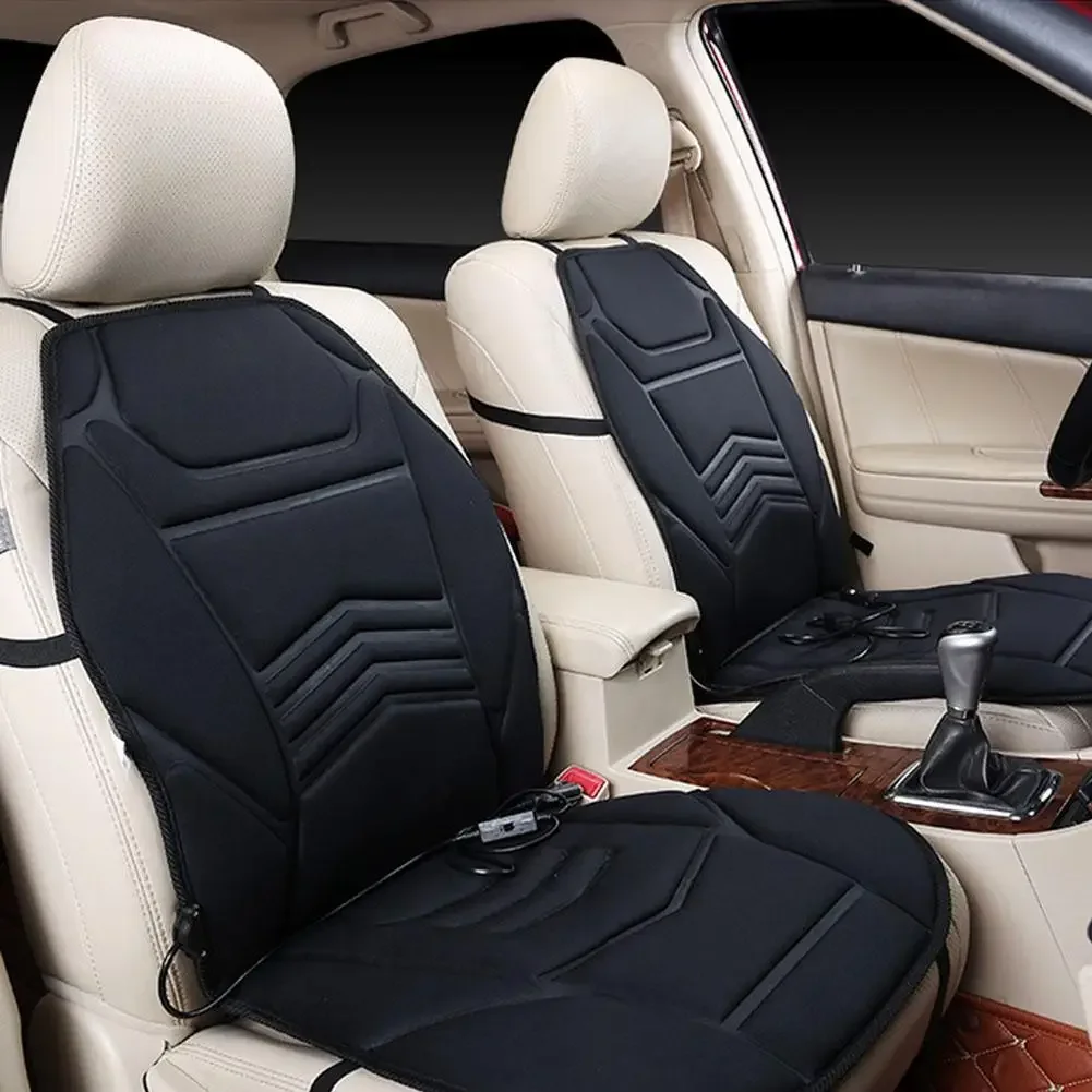 Heated Car Seat Cover Automatic Temperature Control Universal Car Seat Heater Fast Heating Pad Cushion Warm Protector