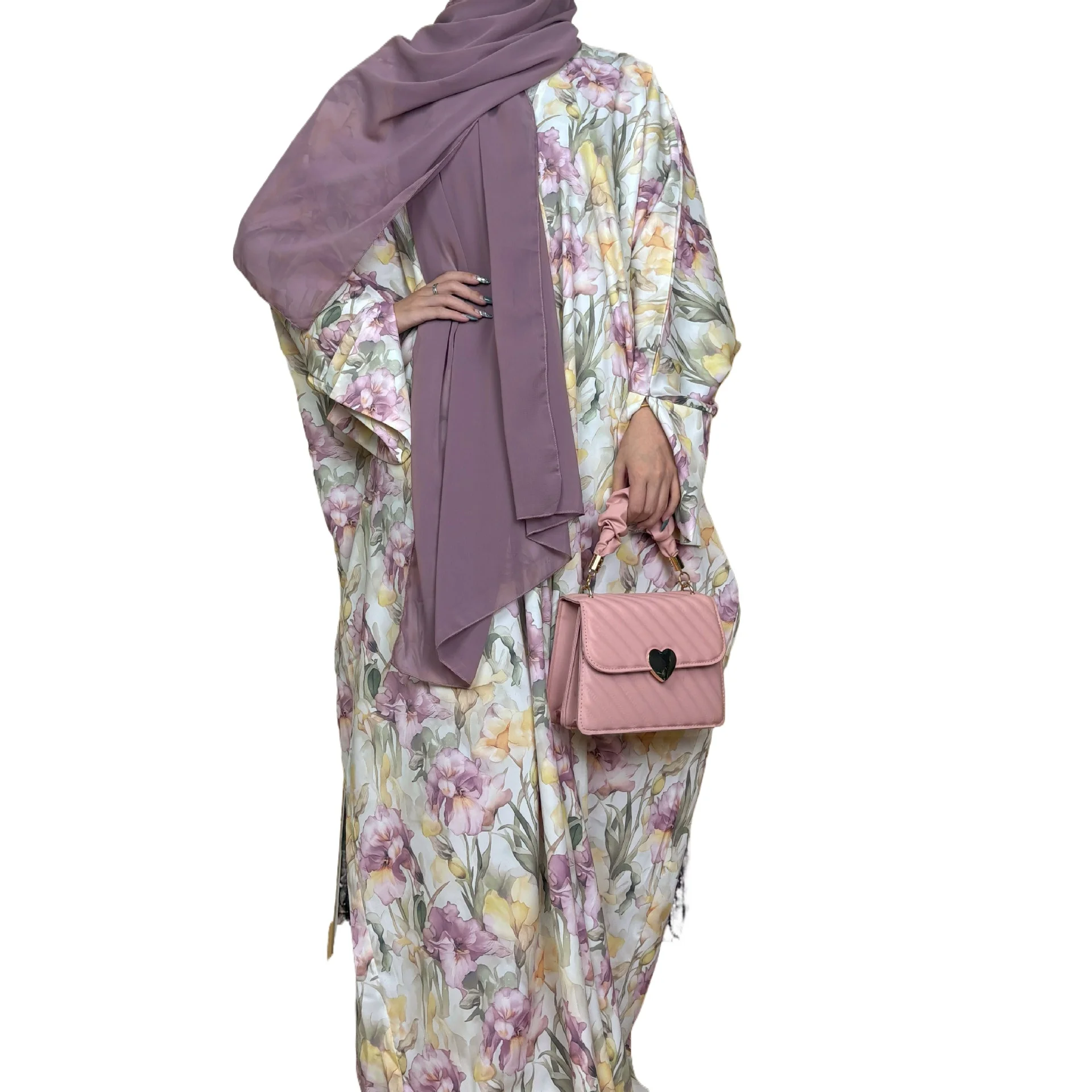 

Cross border dress, women's summer outfit, floral set, slimming, casual, long style, versatile and suitable for daily use