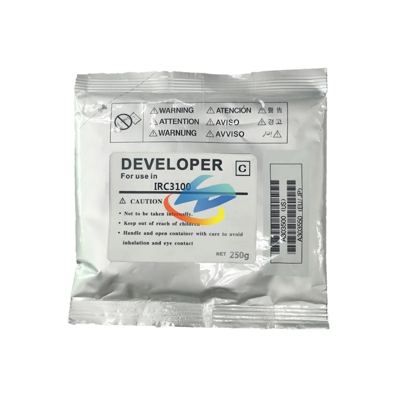 1PCS IRC3200 Developer Powder Compatible for Canon IRC3100 3200 5185 4580 4080 3100 IRC3200 IRC5185 IRC4580 IRC4080 CMYK/250g