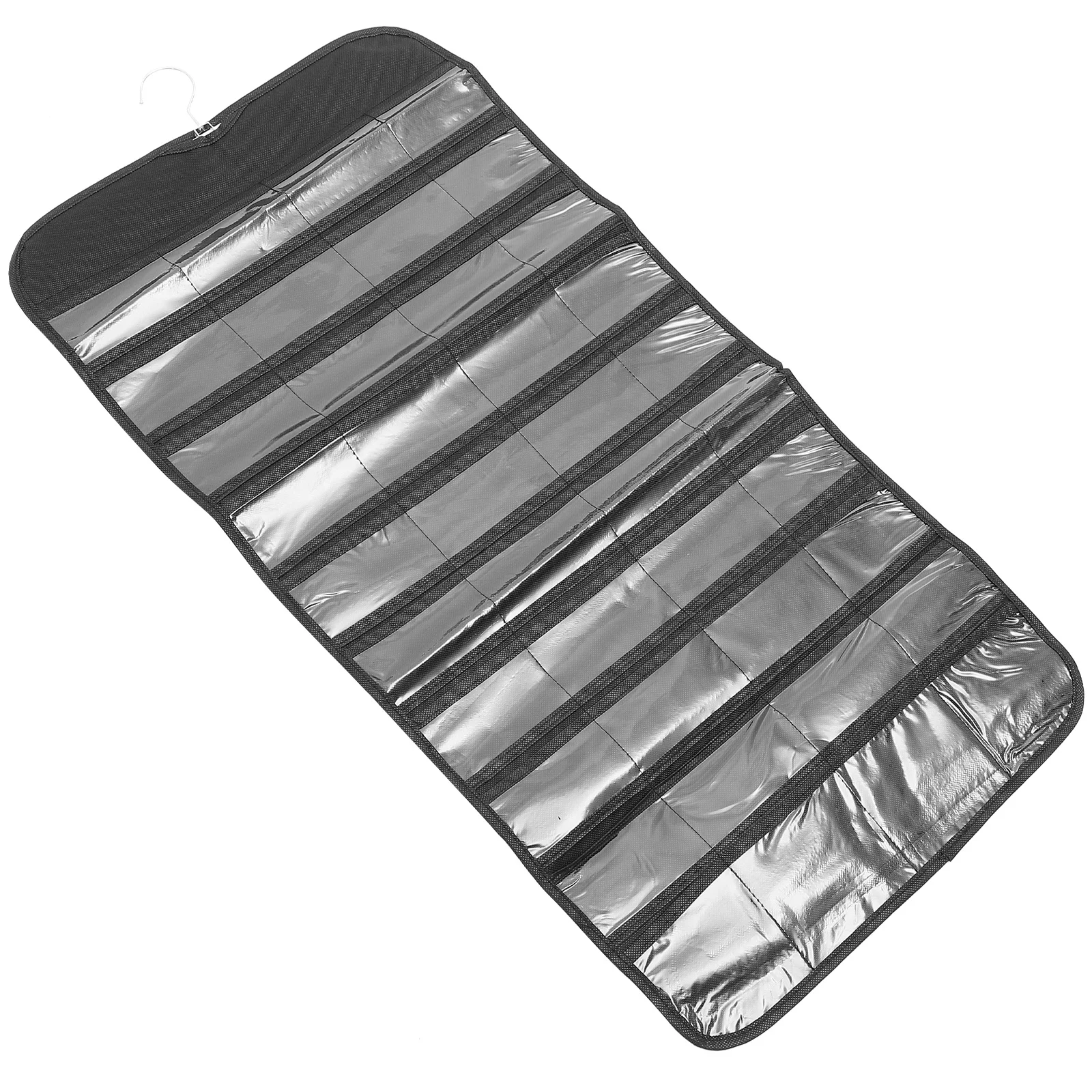 Double Sided Large Hanging Jewelry Organizer Bag Necklace Earring Storage Organizer Hanging Jewelry Holder Home Necklace Bag