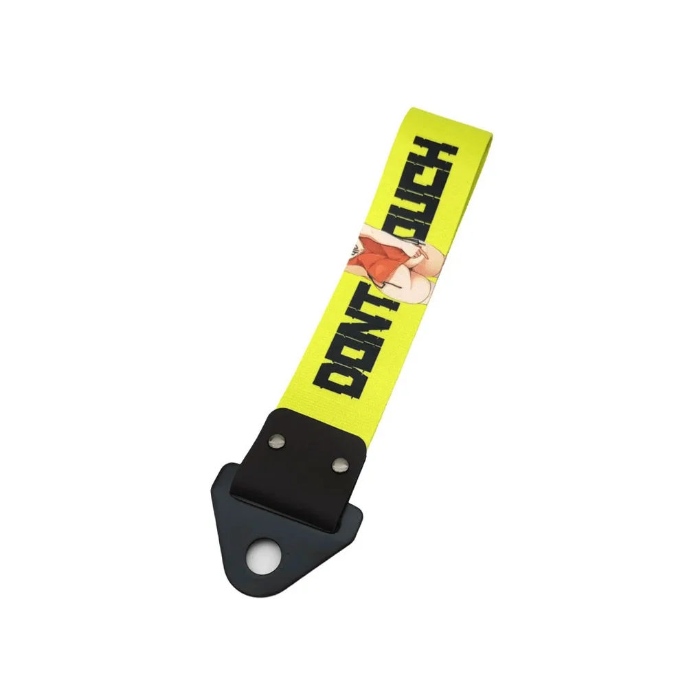 JDM سباق نمط سيارة دراجة نارية قلادة سحب حزام حزام حبل للسحب الشريط مقطورة حبل الوفير سحب حزام اكسسوارات السيارات