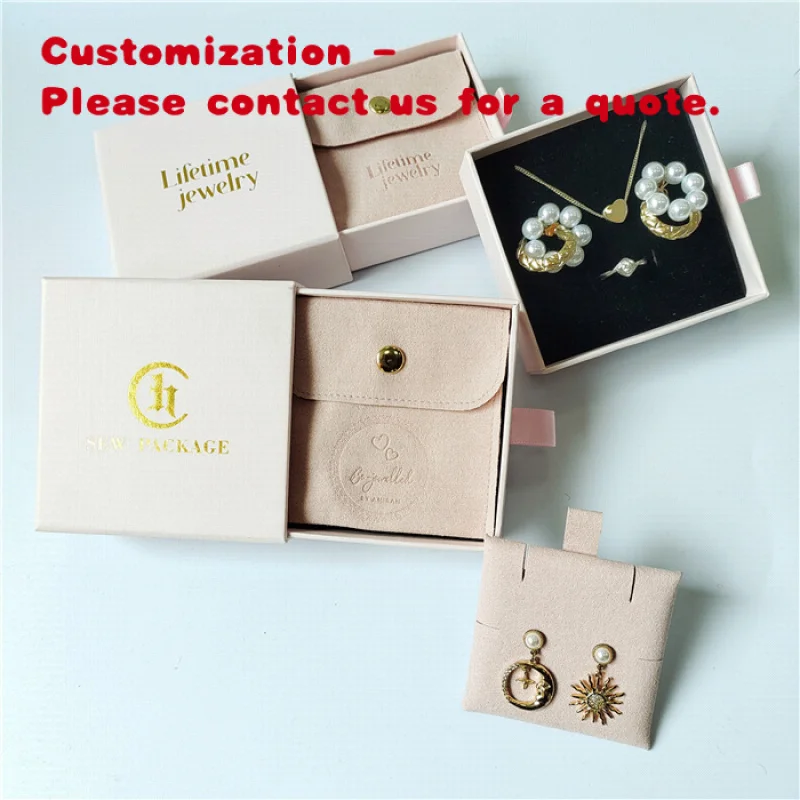 

Изготовленный на заказ роскошное ожерелье, браслет, серьги, упаковка, шкатулка для драгоценностей с мешочком, кнопкой, чехол из микрофибры и вставка