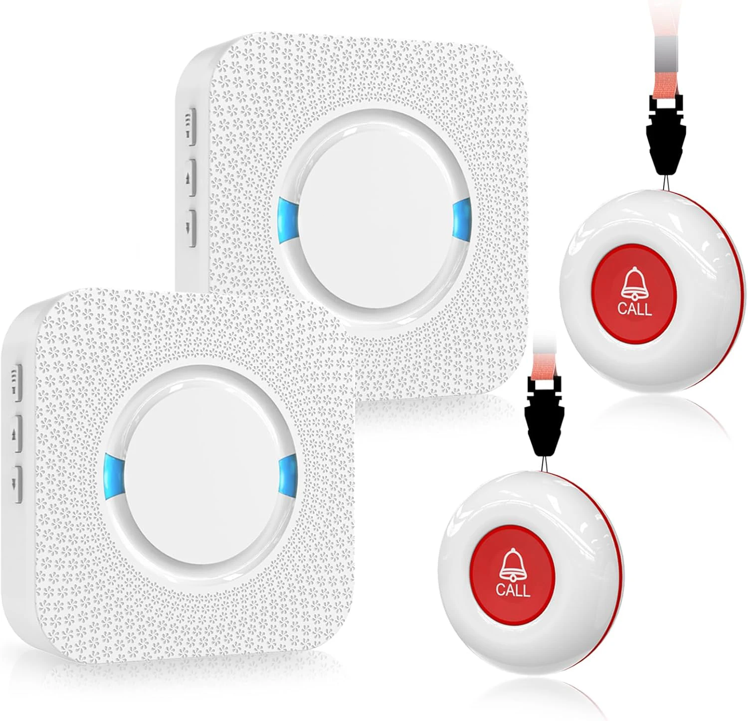 

Wireless 100M Help System SOS Call Button Attention Caregiver Pager for Elderly Patient Pregnant Disabled