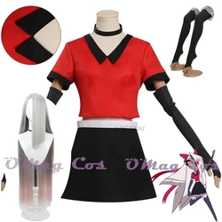 Anime Charlie Morningstar Vaggie Cosplay Hazbin Cos Hotel Fantasia Costume Disguise Adult Women Uniform dress Halloween Suit