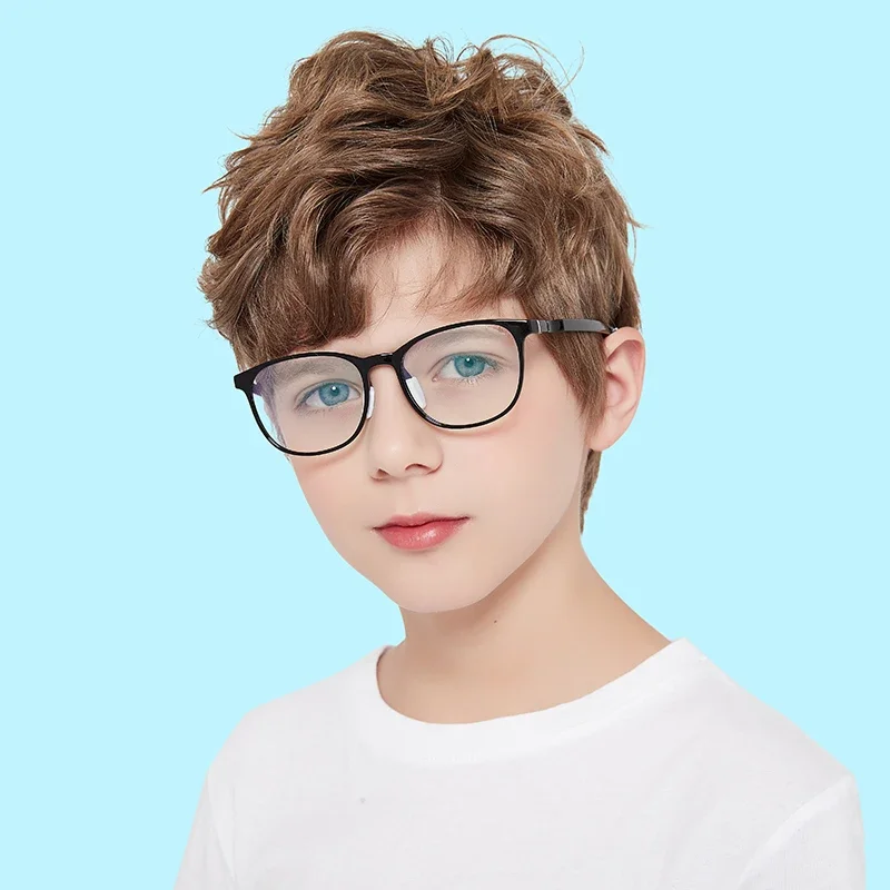 VICKY Kids Anti-blue Light Anti-skid Rubber Sleeve Eyeglasses Myopia Hyperopia Customizable Prescription TR Boys Girls 5111