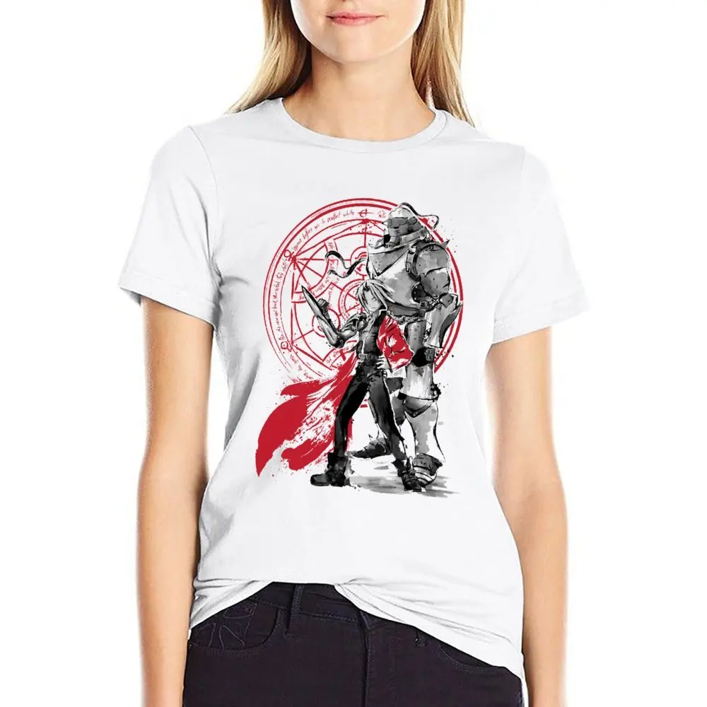 Fullmetal Alchemist Anime Edward Elric 6 Homonculus 1 Tshirt Funny Graphic T-shirt Round Neck  Sport  Humor Graphic Aactivity Co