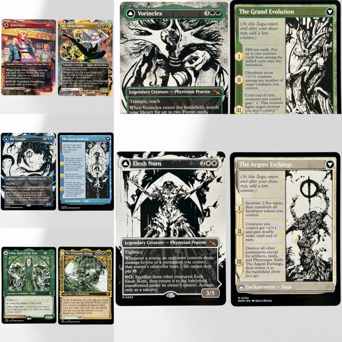 MOM FIN KHM TLA TCI MSH ECL HOLO46-40 TCG Magical Proxy Aang, Swift Savior Aang e La, Ocean's Fury German Black Core